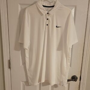 Nike Men's Classic White Polo Shirt